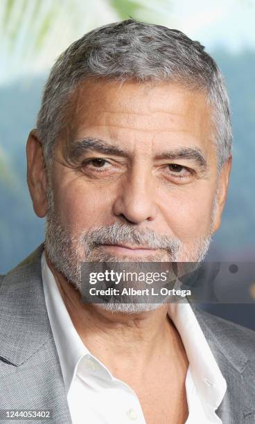 George Clooney attends the Premiere Of Universal Pictures' "Ticket To Paradise" held at Regency Village Theatre on October 17, 2022 in Los Angeles,...