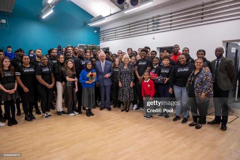King Charles III and Camilla, Queen Consort visit Project Zero on ...