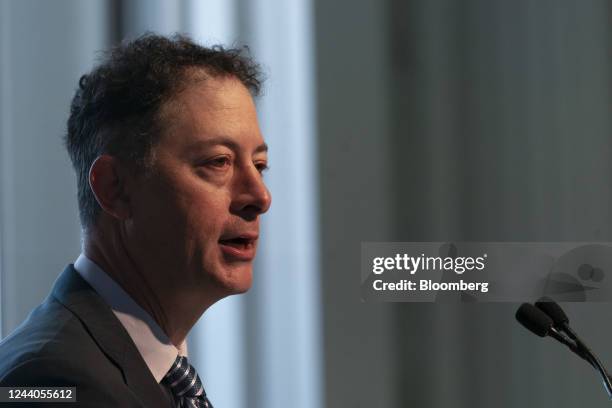 Jeffrey Smith, co-founder and chief executive officer of Starboard Value LP, speaks during the Active-Passive Investor Summit in New York, U.S., on...