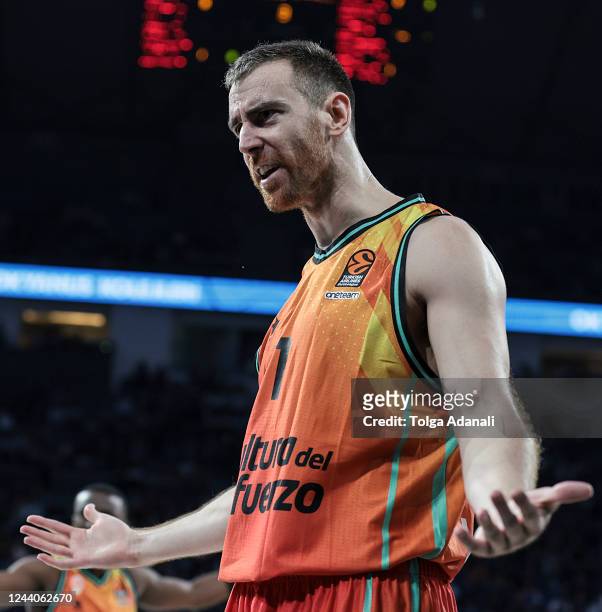 Víctor Claver, #1 Víctor Claver in action during the 2022/2023 Turkish Airlines EuroLeague Regular Season Round 3 match between Anadolu Efes Istanbul...
