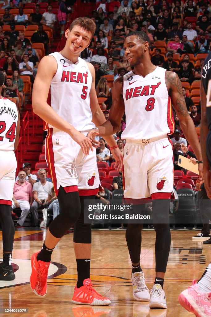 New Orleans Pelicans v Miami Heat
