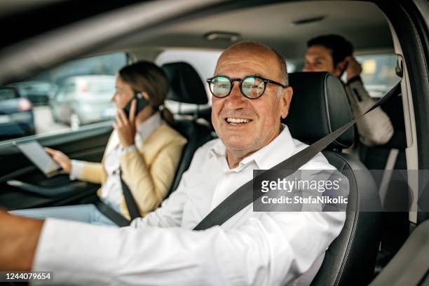 successful business people - car sharing stock pictures, royalty-free photos & images