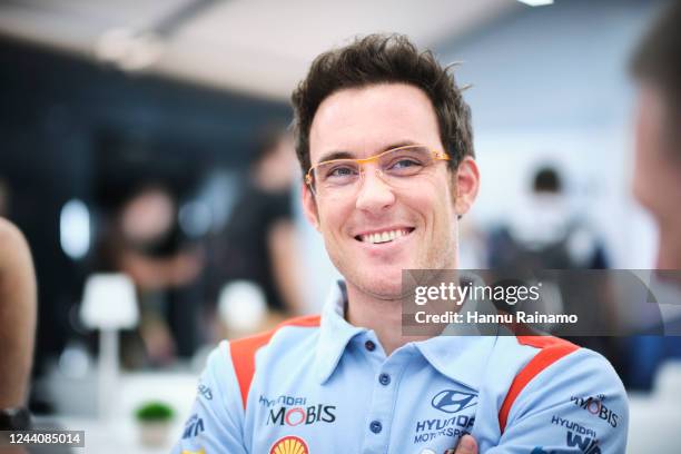 Thierry Neuville portrait picture from Hyundai Shell Mobis WRT Media Hour on October 19, 2022 in Barcelona, Spain.