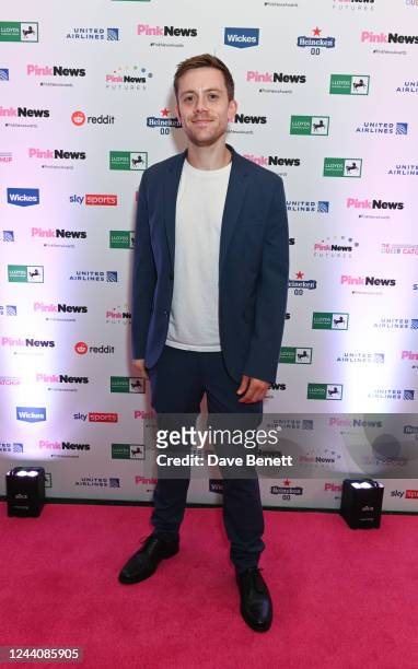 Owen Jones attends The PinkNews Awards 2022 at Church House, Westminster, on October 19, 2022 in London, England.