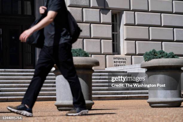 The Internal Revenue Service building exterior in Washington, D.C., on Thursday Aug. 11, 2022.