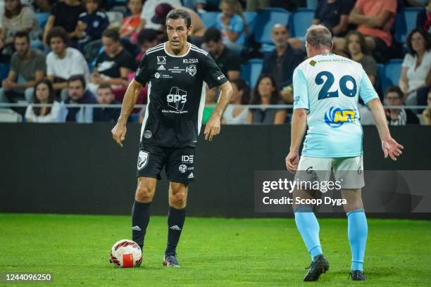 Robert PIRES during the Charity match of Varietes Club de France at Stade Jean Dauger on October 19, 2022 in Bayonne, France.