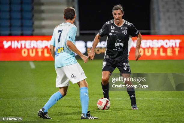 Robert PIRES during the Charity match of Varietes Club de France at Stade Jean Dauger on October 19, 2022 in Bayonne, France.