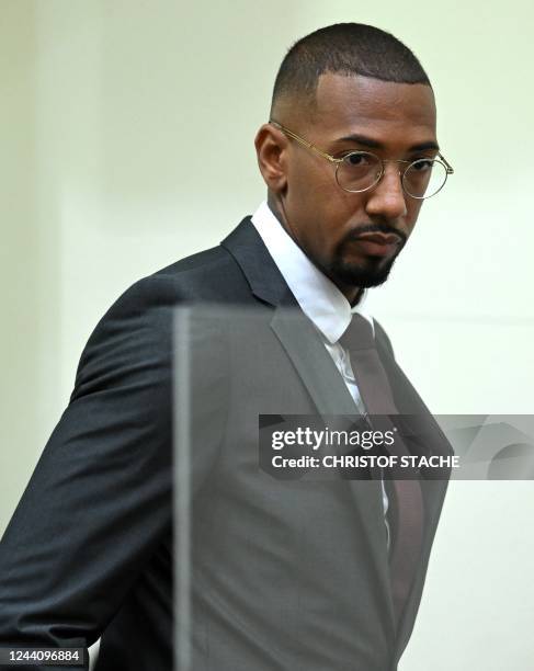 Former Bayern Munich's German defender Jerome Boateng arrives for his... News Photo - Getty Images Former Bayern Munich's German defender Jerome Boateng arrives for his... News Photo - Getty Images