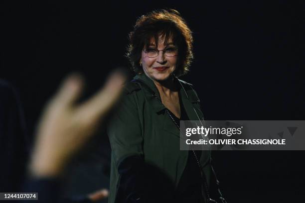 French actress Marlene Jobert arrives to hold a conference during the 14 th edition of Lumiere Film Festival in Lyon, eastern France, on October 20,...