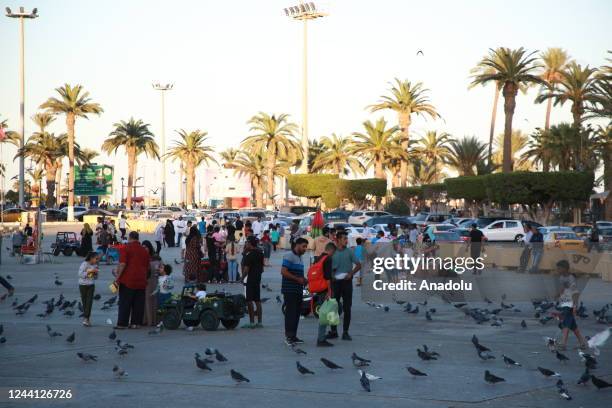 View from Martyr's Square in Tripoli, Libya on October 21, 2022.