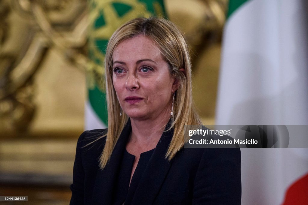 Inauguration Ceremony Of The New Italian Government