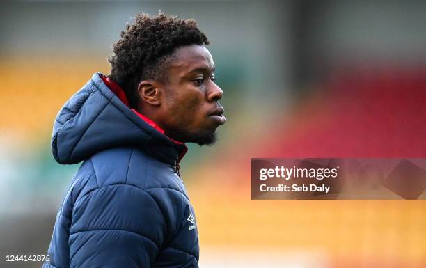 Dublin , Ireland - 21 October 2022; St Patricks Athletic goalkeeper David Odumosu before the SSE Airtricity League Premier Division match between...