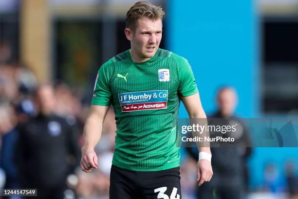 Ben Whitfield of Barrow AFC during the Sky Bet League 2 match between Gillingham and Barrow at the MEMS Priestfield Stadium, Gillingham on Saturday...