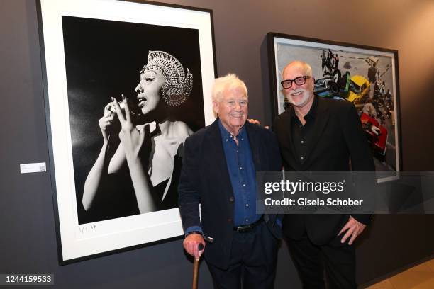 Photographer Russel Melcher and photographer Greg Gorman during the Hendrik TeNeues Photography Award at Residenz on October 22, 2022 in Munich,...