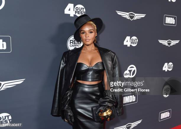 Janelle Monae at the Outfest Legacy Awards held at Paramount Studios on October 22, 2022 in Los Angeles, California.
