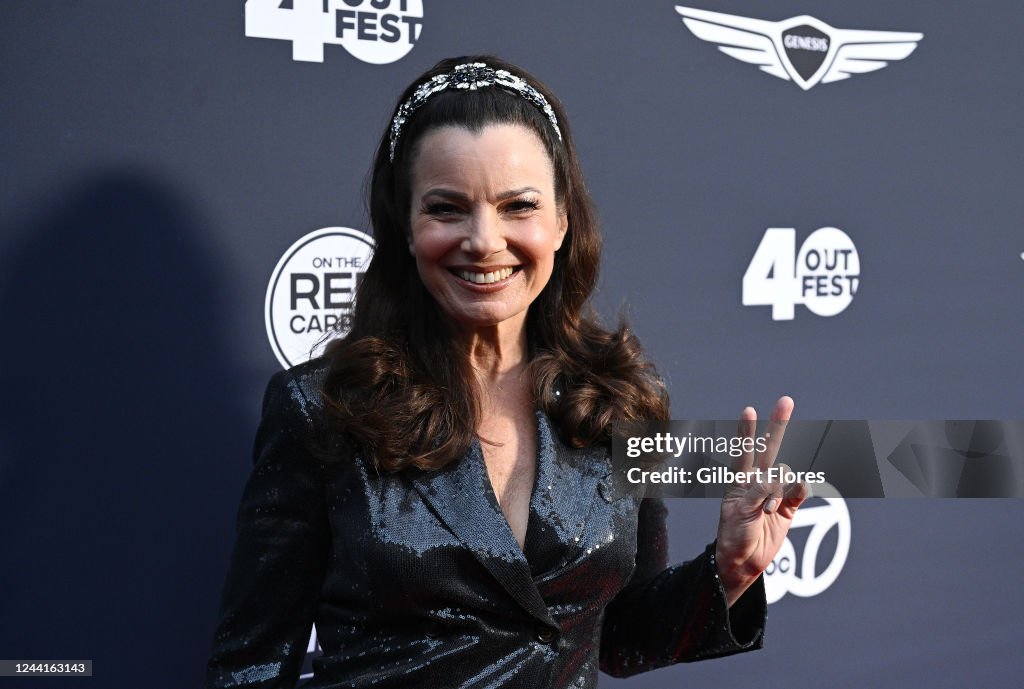 Fran Drescher at the Outfest Legacy Awards held at Paramount Studios