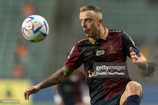 Kamil Grosicki during the PKO Ekstraklasa match between Legia Warsaw v Pogon Szczecin, in Warsaw, Poland, on October 22, 2022.