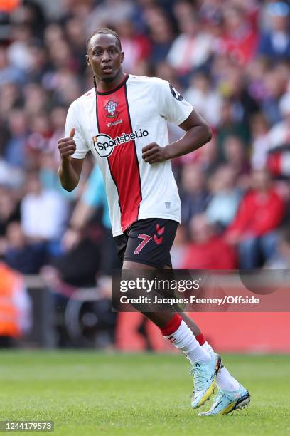 Joe Aribo of Southampton during the Premier League match between Southampton FC and Arsenal FC at Friends Provident St. Mary's Stadium on October 23,...