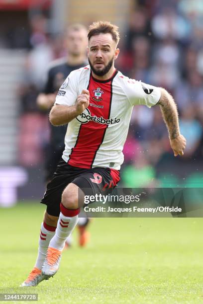 Adam Armstrong of Southampton during the Premier League match between Southampton FC and Arsenal FC at Friends Provident St. Mary's Stadium on...