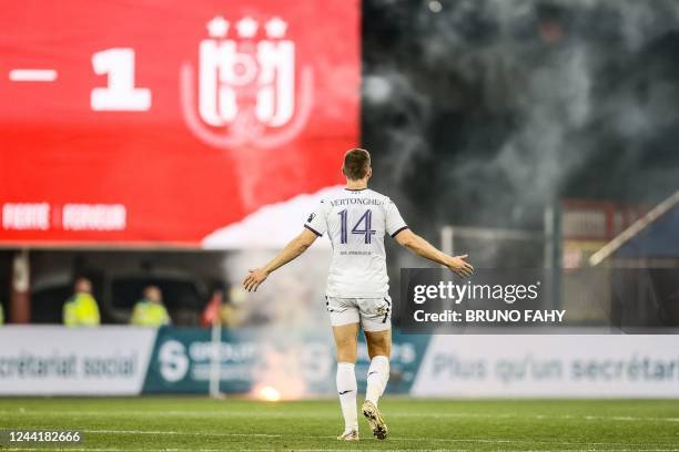 2,487 Standard De Liege V Rsc Anderlecht Jupiler League Stock