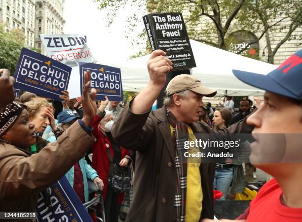 Waking Rally People attend an event, called
