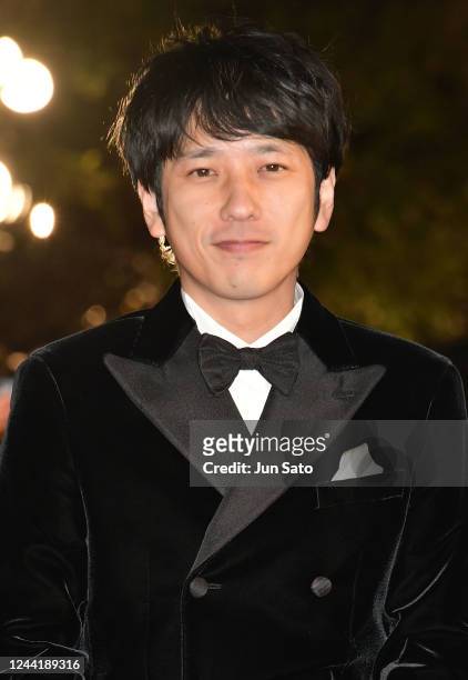 Actor Kazunari Ninomiya arrives at the 2022 Tokyo International Film Festival at the Hibiya Step Square on October 24, 2022 in Tokyo, Japan.