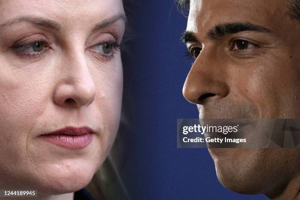 In this composite image, a comparison has been made between the two candidates who have declared their interest in the race for the Conservative...