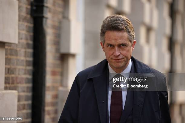 Gavin Williamson, former U.K. Education secretary, in London, UK, on Monday, Oct. 24, 2022. Rishi Sunak, former UK international trade...