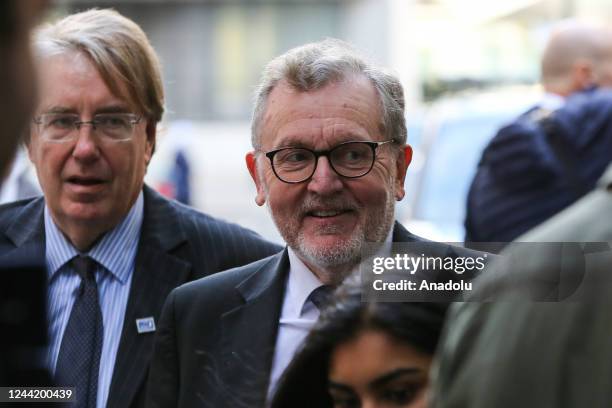 David Mundell, former Secretary of State for Scotland arrives at Conservative Party Leader headquarters in London, Britain, October 2022. Just before...