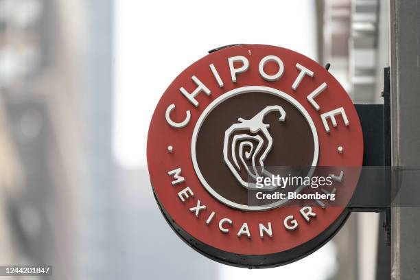 Chipotle restaurant in New York, US, on Monday, Oct. 24, 2022. Chipotle Mexican Grill Inc. Is scheduled to release earnings figures on October 25....
