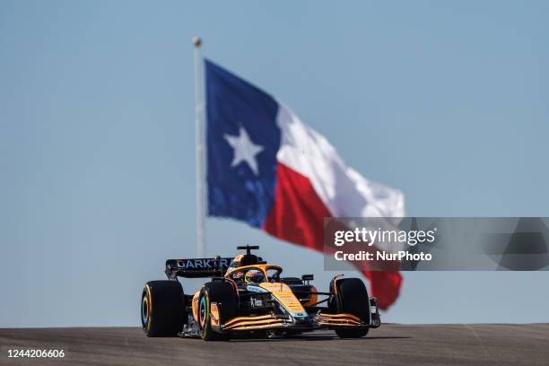 Alex Palou, McLaren F1 Team, MCL36M, action during the F1 Grand Prix of United States of America USA at Circuit of The Americas from October 20th to...