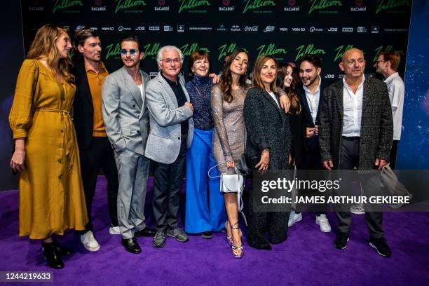 Guests arrive at the premiere of 'Zillion', a film on the legendary nightclub of the same name, at the Kinepolis cinema in Antwerp on Tuesday 25...