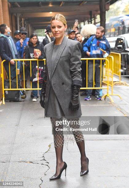 Elizabeth Banks is seen outside "The View" on October 25, 2022 in New York City.