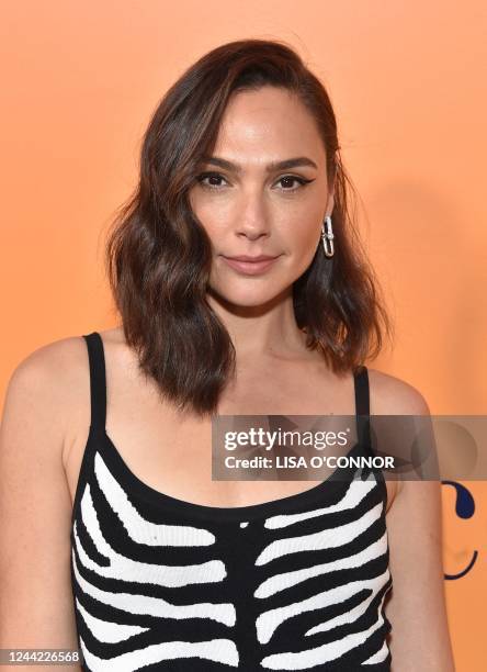 Israeli actress Gal Gadot attends the traveling exhibition "Solaire Culture" in celebration of Veuve Cliquot's 250th anniversary in Beverly Hills,...