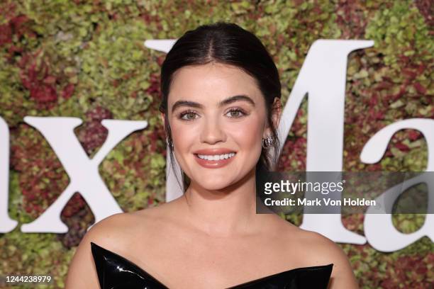 Lucy Hale at Max Mara in Partnership With W Magazine 2022 WIF Max Mara Face of the Future Award® celebration held at Ardor at The West Hollywood...