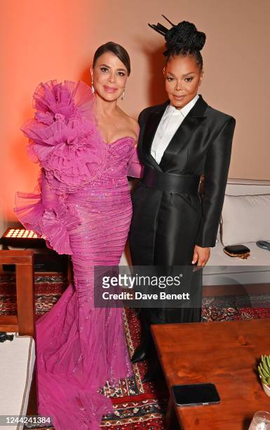 Paula Abdul and Janet Jackson attend the Fashion Trust Arabia Prize 2022 Awards Ceremony at The National Museum of Qatar on October 26, 2022 in Doha,...