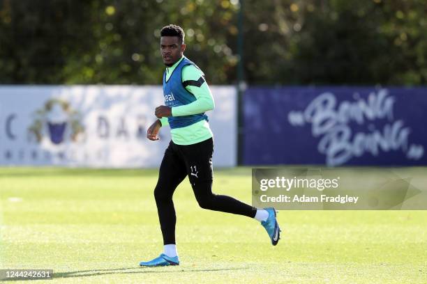 Grady Diangana of West Bromwich Albion during West Bromwich Albion training session with new manager New Manager Carlos Corberan at West Bromwich...