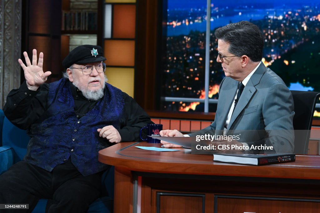 Martin Colbert The Late Show with Stephen Colbert and guest George R.R. Martin... News ...