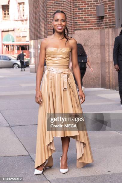 Kerry Washington is seen on October 26, 2022 in New York.