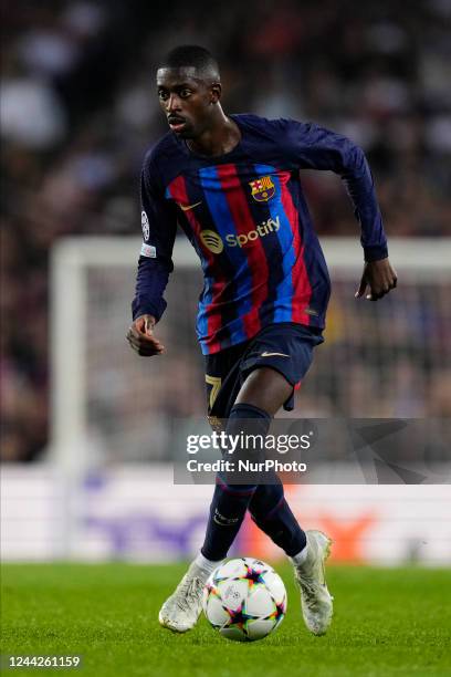 Ousmane Dembele right winger of Barcelona and France during the UEFA Champions League group C match between FC Barcelona and FC Bayern München at...