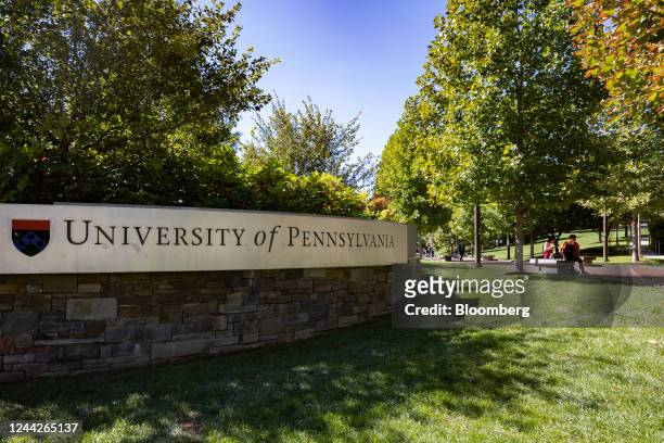 The University of Pennsylvania in Philadelphia, Pennsylvania, US, on Wednesday, Sept. 28, 2022. Gender parity in graduate programs remains elusive,...