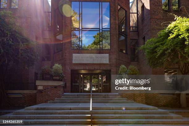 The Wharton School of the University of Pennsylvania in Philadelphia, Pennsylvania, US, on Wednesday, Sept. 28, 2022. Gender parity in graduate...
