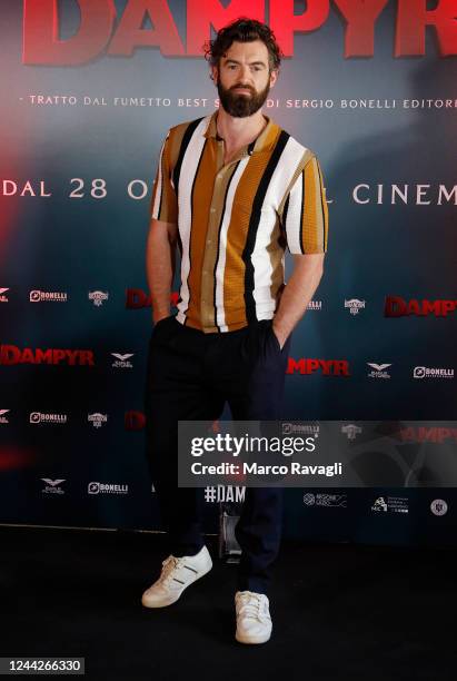 English actor Stuart Martin poses during the photocall of the movie "Dampyr" in Rome, Italy, on October 27, 2022.