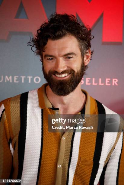 English actor Stuart Martin poses during the photocall of the movie "Dampyr" in Rome, Italy, on October 27, 2022.