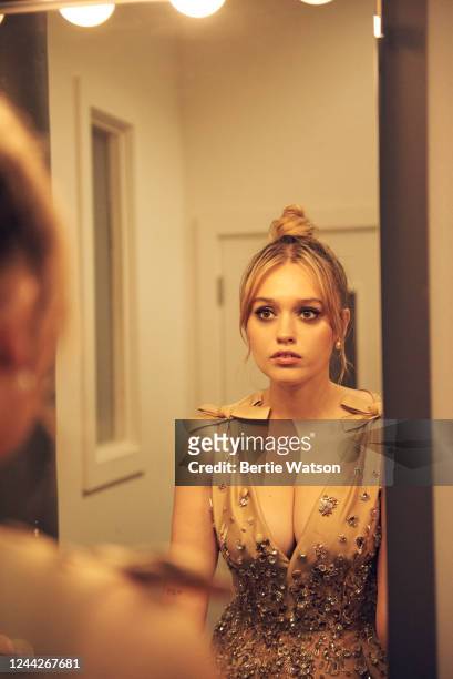 Actress Aimee Lou Wood poses for a portrait on October 9, 2022 in London, England.