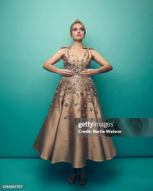 Actress Aimee Lou Wood poses for a portrait on October 9, 2022 in London, England.