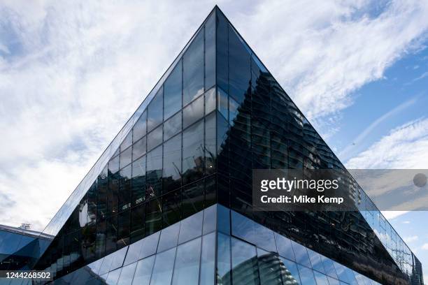 City Hall building which is kicknamed the Crystal, in Newham in the East End situated next to the redeveloped Royal Victoria Dock in Canning Town on...