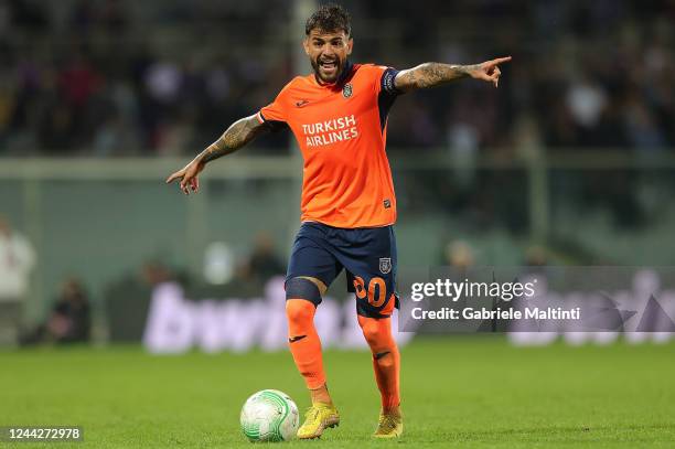 Uilson de Souza Paula Júnior of Istanbul Basaksehir FK in action during the UEFA Europa Conference League group A match between ACF Fiorentina and...