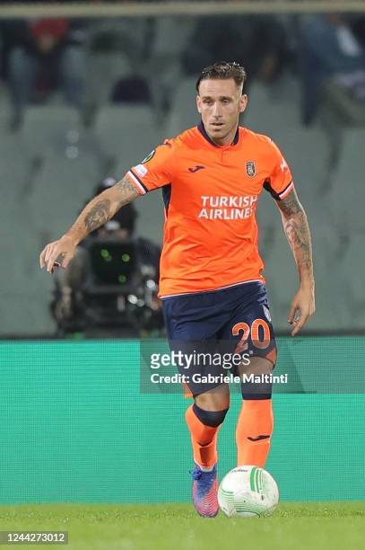 Lucas Rodrigo Biglia of Istanbul Basaksehir FK in action during the UEFA Europa Conference League group A match between ACF Fiorentina and Istanbul...