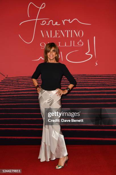 Carine Roitfeld attends the opening of "Forever - Valentino", a major perspective exhibition that pays homage to its founder Valentino Garavani and...